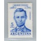 ARGENTINA 1960 GJ 1168A ESTAMPILLA VARIEDAD DE PAPEL NUEVA MINT